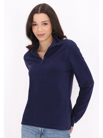 myMo Damen Fleecepullover in Marine