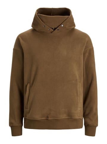 Jack & Jones Sweatshirt JCOMAP FLEECE in Braun