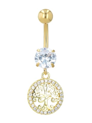 Adeliás Damen Piercing aus Edelstahl in gold