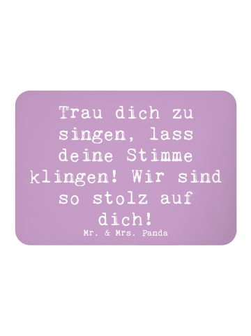 Mr. & Mrs. Panda Magnet Spruch Vokale und musikalische Auftritte... in Lavendeltraum