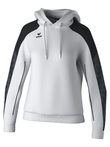 erima Damen Kapuzensweat in weiss/schwarz