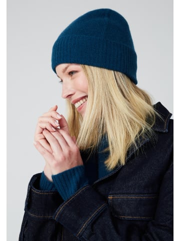 Style Republic Kaschmir Sports Beanie in dark slate blue