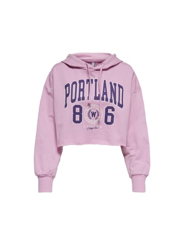 ONLY Sweatshirt in Chalk Violet