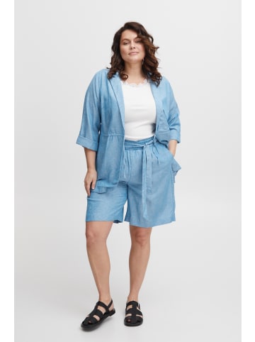 Fransa FPLin loose fit in Malibu Blue Mix