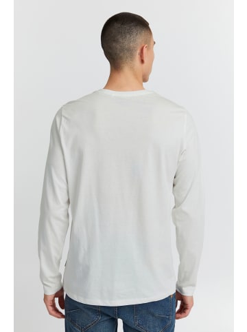 BLEND Langarmshirt Longsleeve in weiß