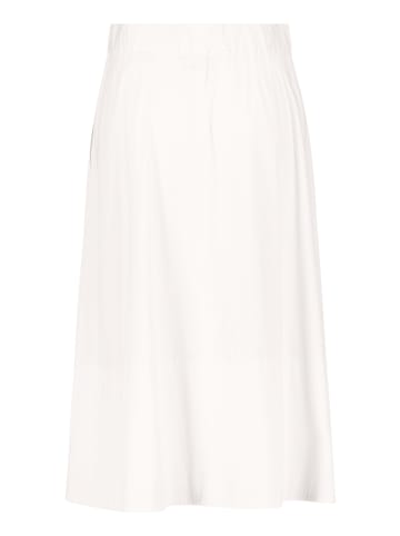 Vera Mont Baumwollrock mit Gummizug in Bright Gardenia