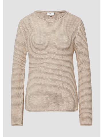 s.Oliver Strickpullover  in  81W8_beige