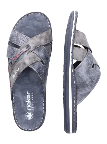 rieker Pantoletten Comfort in Blau