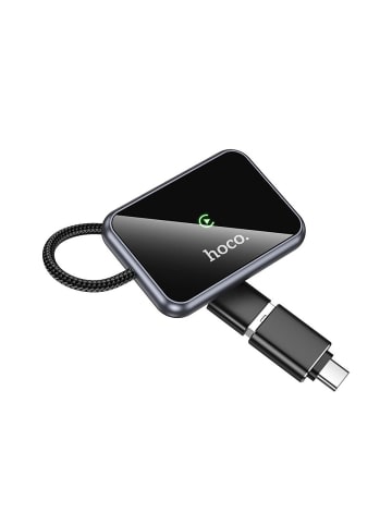 HOCO CarPlay Adapter kabellos USB-A/C Plug & Play schwarz