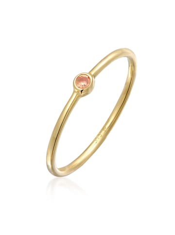 Elli Ring 375 Gelbgold in Pink