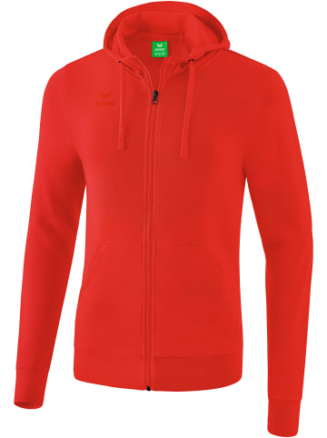 erima Kapuzensweatjacke in rot