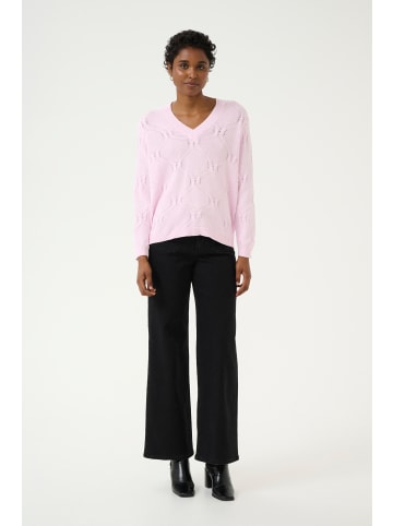 Kaffe Strickpullover KAcharlie in Lilac Snow