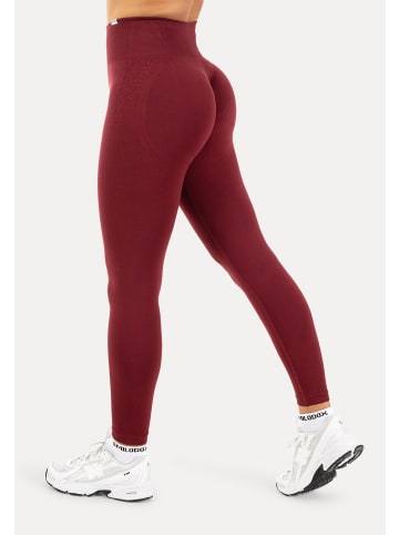 SMILODOX Leggings Timea Scrunch in Bordeaux