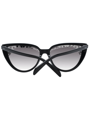 Pucci Frauen Sonnenbrille Katzenauge Schwarz