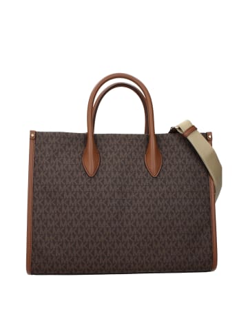 Michael Kors Braun Stoff Handtasche