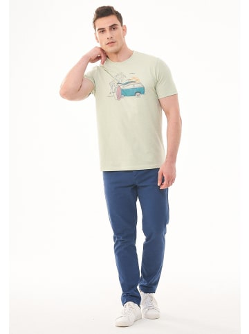 Organication T-Shirt "MOR13619" in Zartgrün