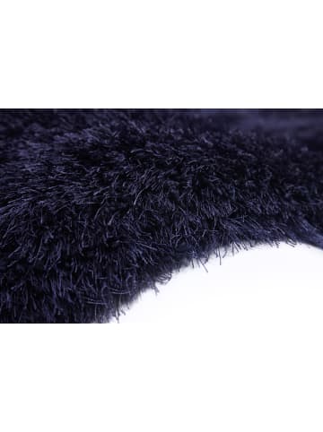 Kayoom Hochflor Teppich Cosy 410 in blau - rechteckig