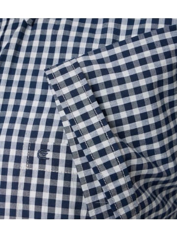 CASAMODA Freizeithemd Kurzarm in Blau