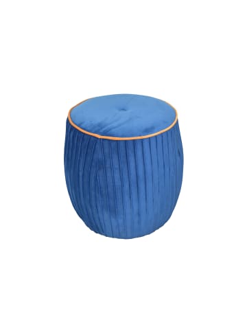 möbel-direkt Sitzpouf Fabienne in blau