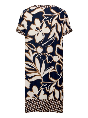 Betty Barclay Tunikakleid kurzarm in Dark Blue/Brown