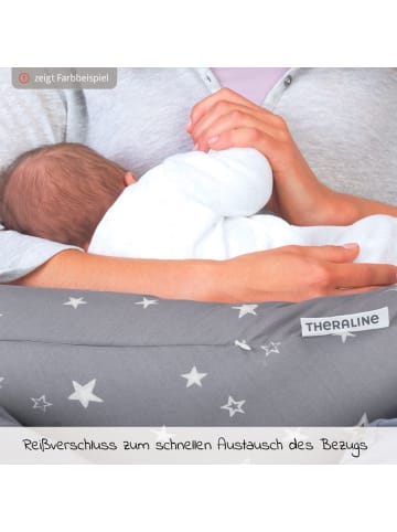 Theraline Ersatzbezug für Stillkissen Das Original in blau
