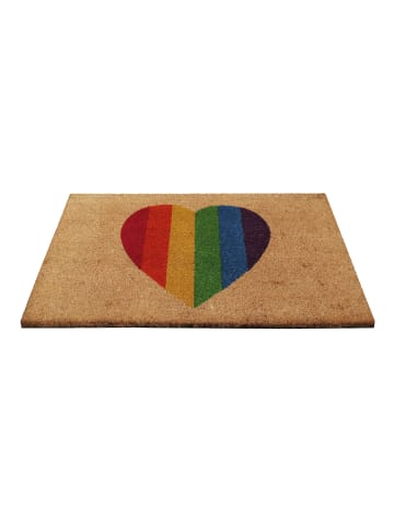 Wecon Home Fußmatte Home Is Where Your Heart Is in natur