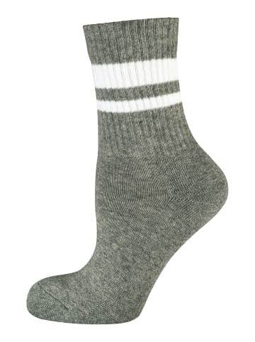 Nur Die  Freizeitsocken Sport Socken in weiß/grau/schwarz