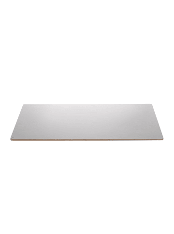 ebuy24 Esstisch Zusatzplatte Bone Grau 45 x 90 cm