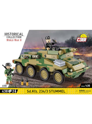 Cobi Klemmbausteine Panzerkampfwagen III Sd.Kfz 234/3 Stummel, ab 8 Jahre