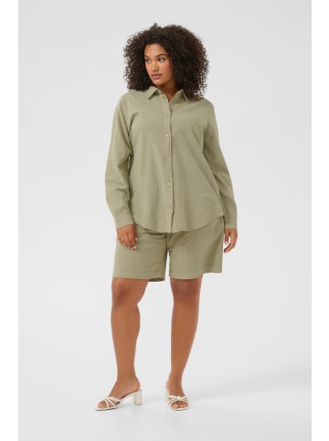 KAFFE curve Langarm - Hemd KCnana Regular fit in Seagrass