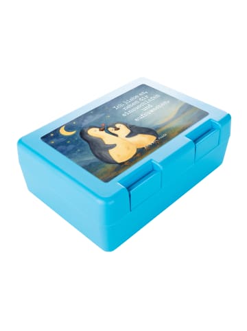 Mr. & Mrs. Panda Bento Box Pinguine Einschlafen Design mit Spruch in Weiß