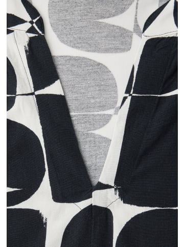 Street One Blusenshirt in marine weiß