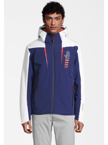 rh+ Skijacke Zero II in blue-white-tango