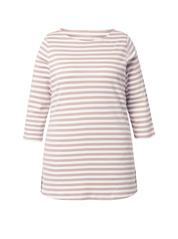 Ulla Popken Shirt in dunkelbeige