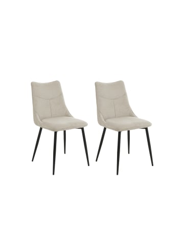 byLiving 2er-Set: Esszimmerstuhl Carlo in taupe