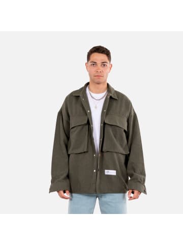 Megaman Hemdjacke Oversize in Khaki