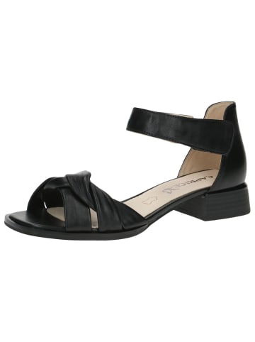 Caprice Sandalette in BLACK SOFTNAP.