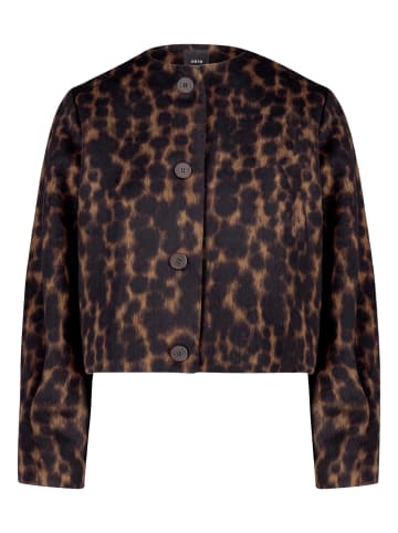 Zero  Casual-Blazer mit Jacquard in Brown/Black