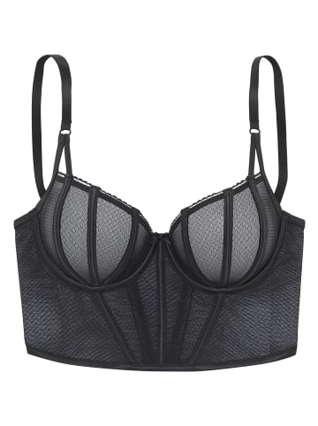 LASCANA Corsage in schwarz