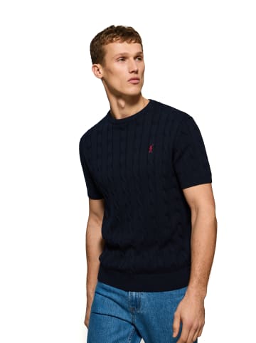 Polo Club Pullover in Navyblau