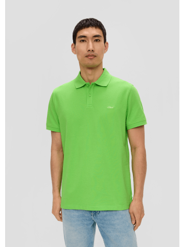 s.Oliver Polo-Shirt kurzarm in Grün