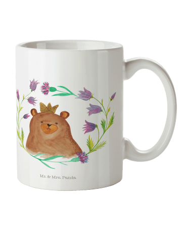 Mr. & Mrs. Panda Kindertasse Bär Königin ohne Spruch in Weiß