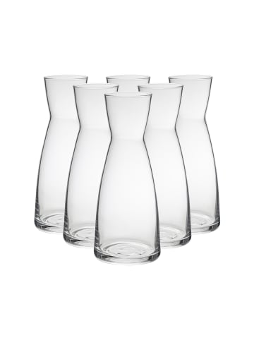 Bormioli Rocco 6er Set Karaffen YPSILON 1 Liter in transparent
