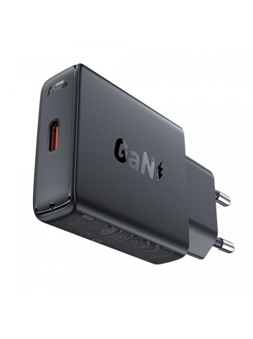 COFI 1453 Ladeadapter PD 20W GaN USB-C Wandladegerät in Schwarz