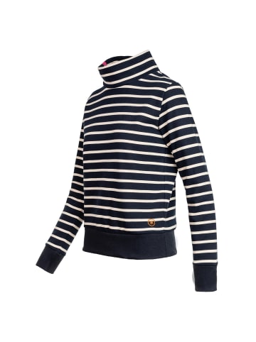 Salzhaut Sweatshirt IRMGARD in Navy-Beige