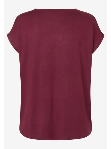 More & More Satin-T-Shirt in aubergine - 0002