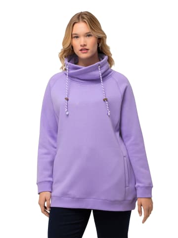 Ulla Popken Sweatshirt in blaues flieder