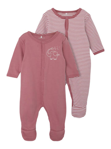 name it 2er Pack Schlafanzug Kleiner Elefant in Rosa