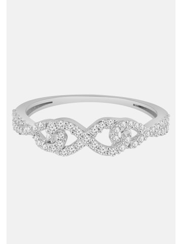 Diamant Exquis Ring aus 585 Weißgold mit Diamant