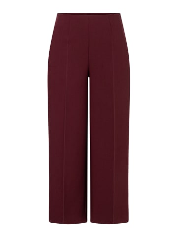 More & More verkürzte, weite Hose in pomegranate red